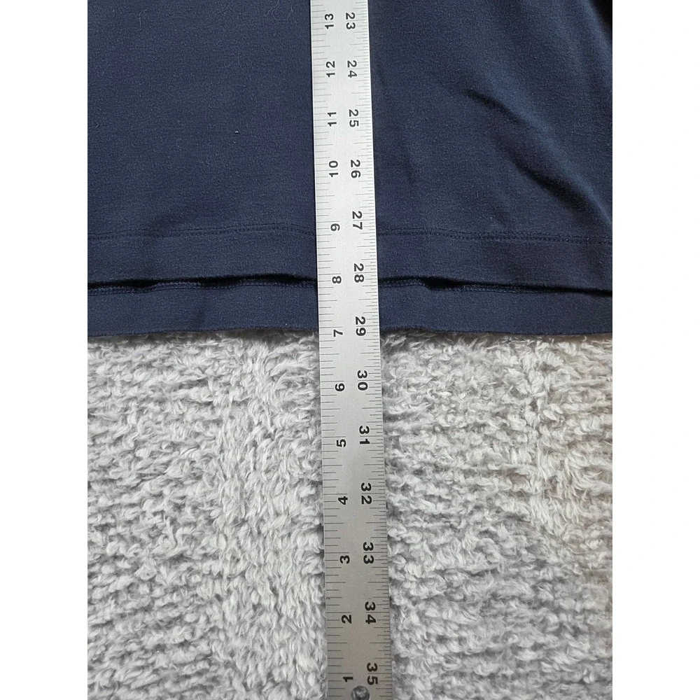 Banana Republic Polo Shirt XL Blue Navy Mens Luxury Touch Colorblock Stripe